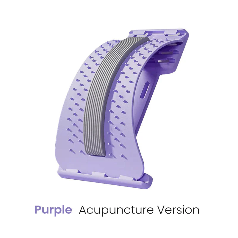 🔥 Magnetic Lumbar Stretcher – Acupressure Massage, Portable Design & Relieves Back Pain 🧘♂️✨