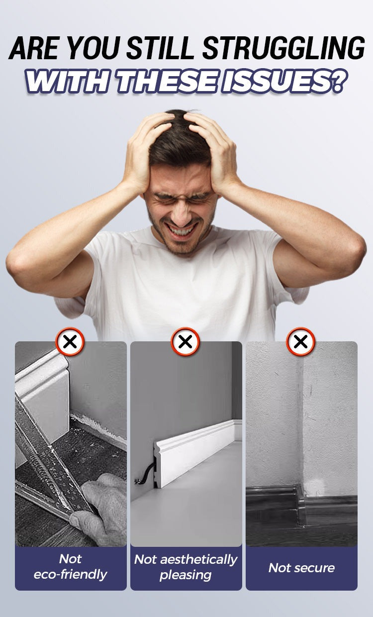 Double-Head Skirting Thread Seamless Nail🛠️ | Pack of 100