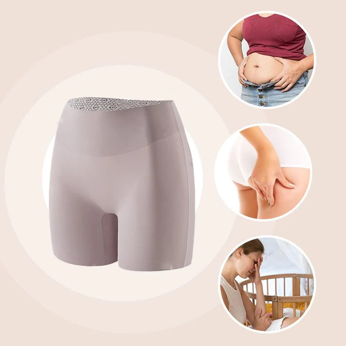 ๐ High-waisted women's silk satin underwear with tummy control and hip-lifting effect ๐๐ฟ ( BUY 1 GET 1 FREE)