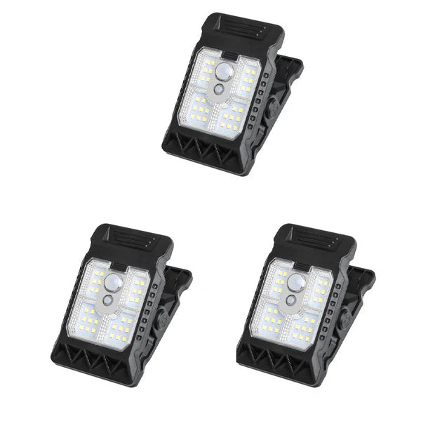 💡 Outdoor solar lamp with clip and motion sensor 🔥