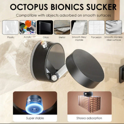 Vacuum Magnetic Suction Phone Holder – Foldable, 360° Rotatable & Works Everywhere!