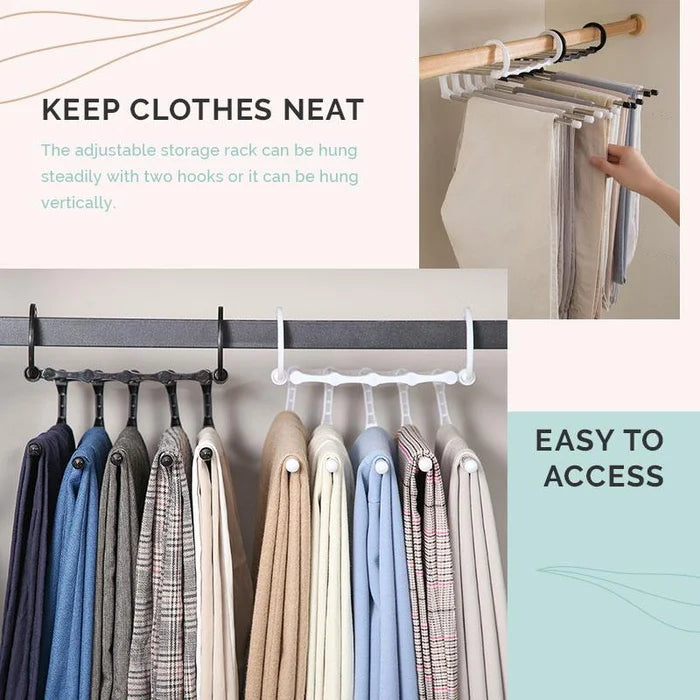 👑✨ Multifunctional Trouser Rack – Space-Saving and Practical 🌟🏆