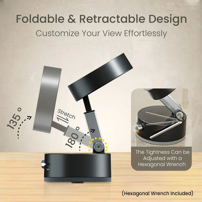 Vacuum Magnetic Suction Phone Holder – Foldable, 360° Rotatable & Works Everywhere!