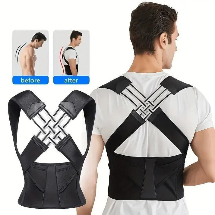 Adjustable Back Posture Corrector Belt for Men and Women