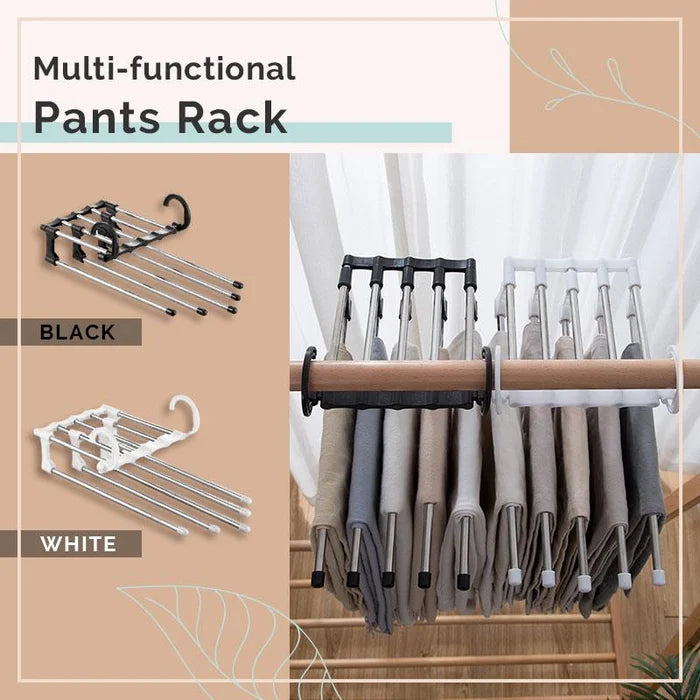 👑✨ Multifunctional Trouser Rack – Space-Saving and Practical 🌟🏆