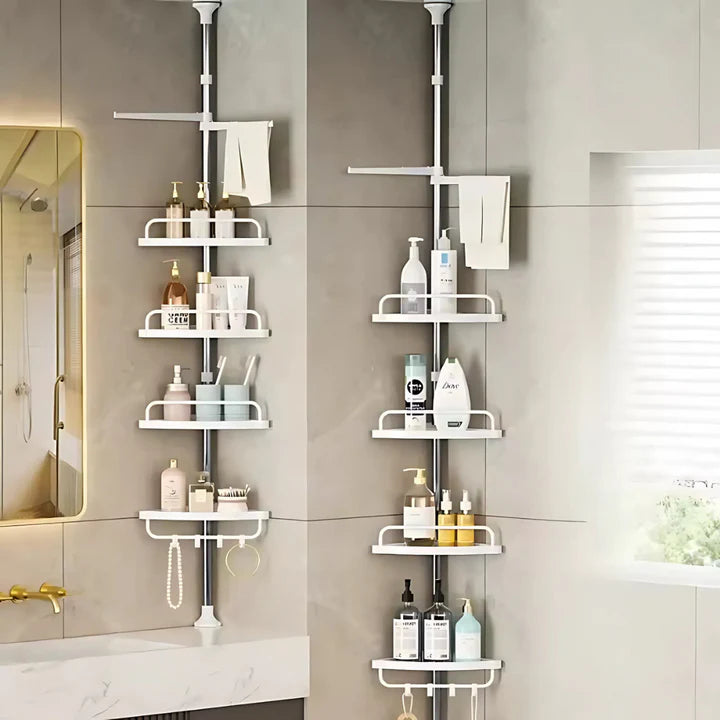 Globetrek° AdjustableRack: Extendable bathroom organizer, adjustable rack