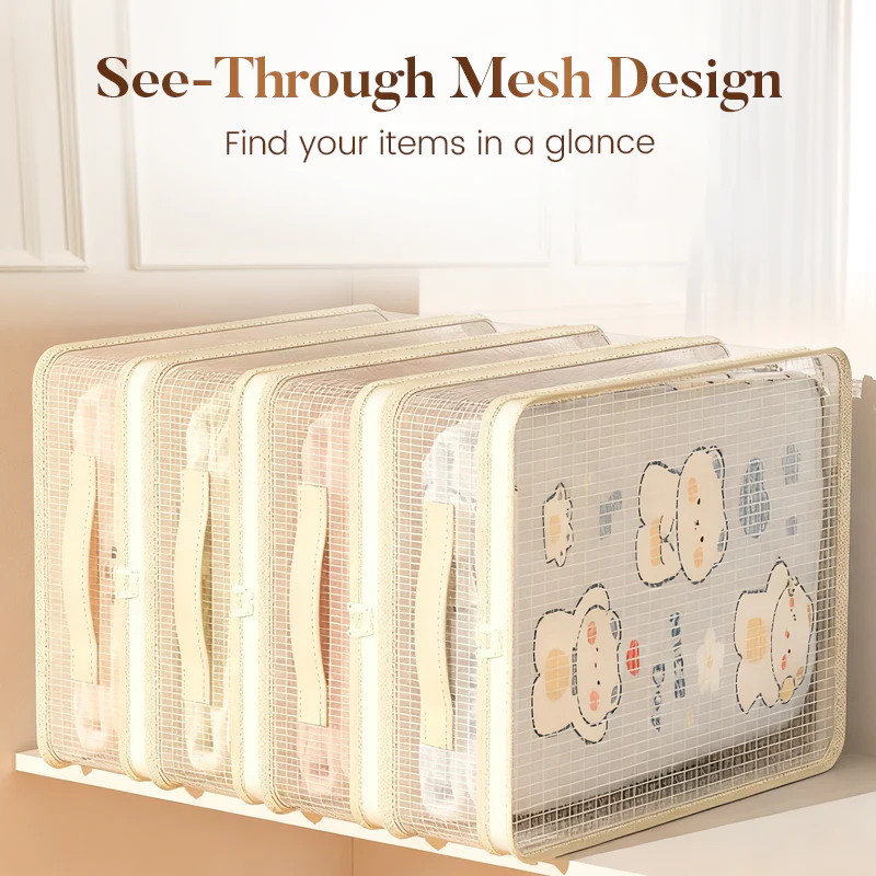 See-Through Closet Organizer Storage Bags