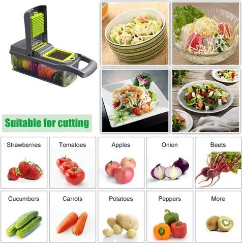 🎊 16-piece set 🎊 🎊 Multi-functional fruit and vegetable slicer