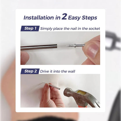 Double-Head Skirting Thread Seamless Nail🛠️ | Pack of 100