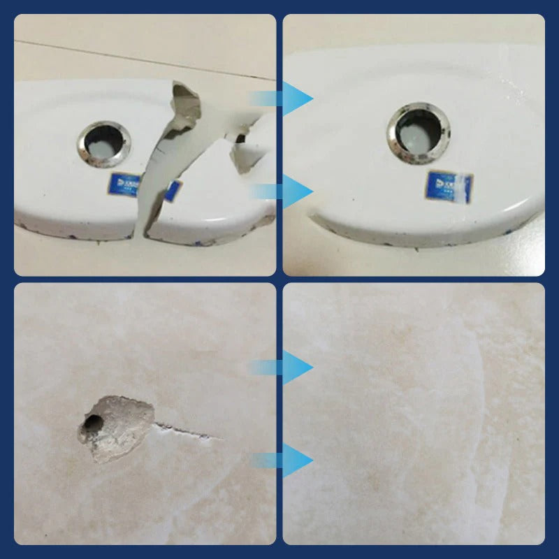 🪒PVZXR® Worry-Free Helper🏗！Ceramic Tile Crack Repair Paste Kit