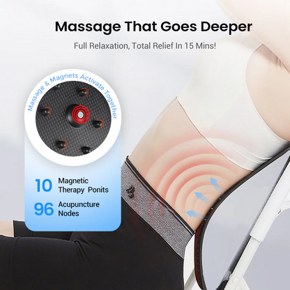 🔥 Magnetic Lumbar Stretcher – Acupressure Massage, Portable Design & Relieves Back Pain 🧘‍♂️✨