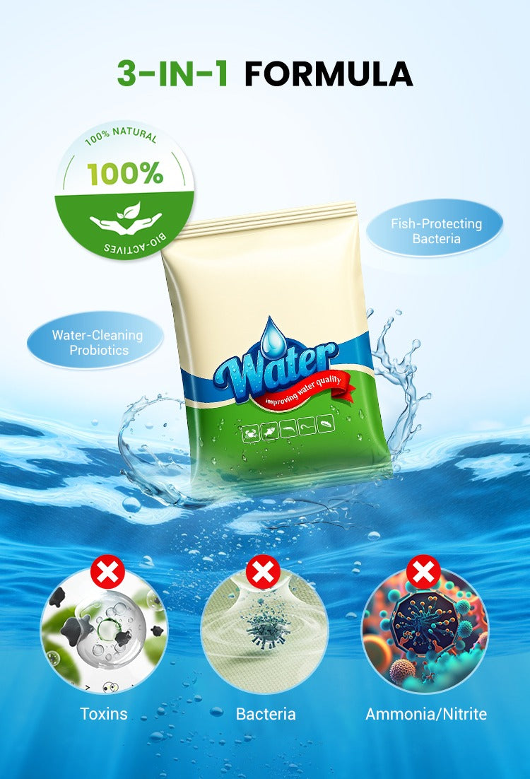 500g Premium Pond Care Powder | Water Clarifier & Algae Control 🐟