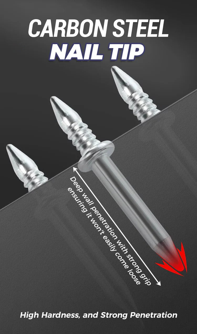 Double-Head Skirting Thread Seamless Nail🛠️ | Pack of 100