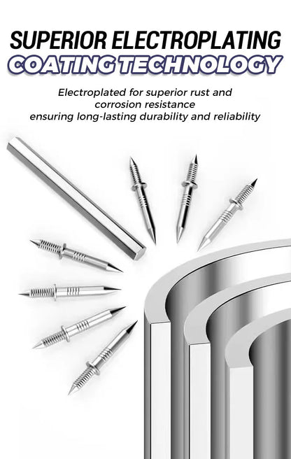 Double-Head Skirting Thread Seamless Nail🛠️ | Pack of 100