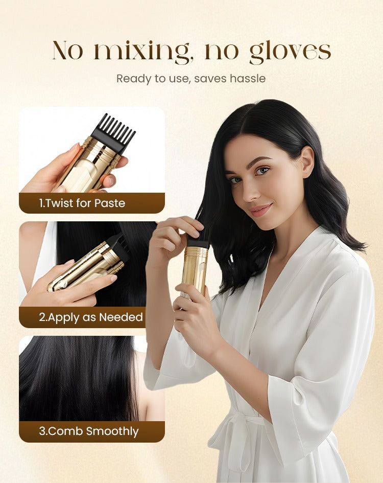 ✨2-in-1 Convenient Hair Dye Comb For Gray Hair（67% OFF）