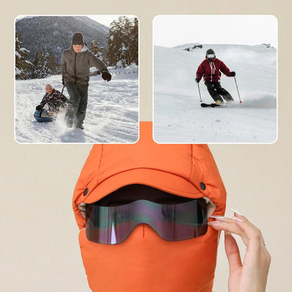 ❄️Winter Offer🍂 - Windproof, fully covering outdoor riding mask with goggles