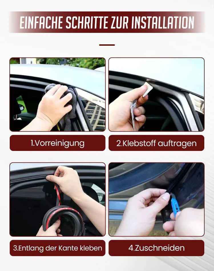 🧷Dustproof rubber sealing tape for noise reduction in cars