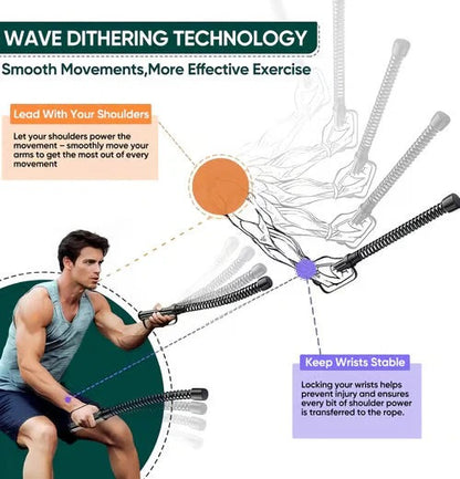 💥 Intense fitness training ropes Perfect for home and gym 🏠
