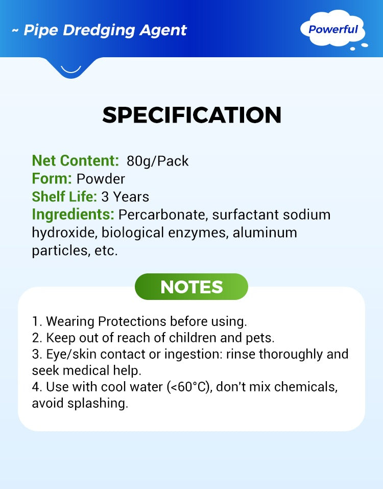 🔥Buy 1 Get 1 Free🔥Powerful Pipeline Dredging Powder