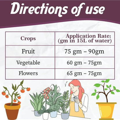 NPK 19 19 19 Fertilizer for Plants | Water Soluble Plant Fertilizer for Growth, Flowering & Fruiting | Garden & Indoor Plant Care 350gm