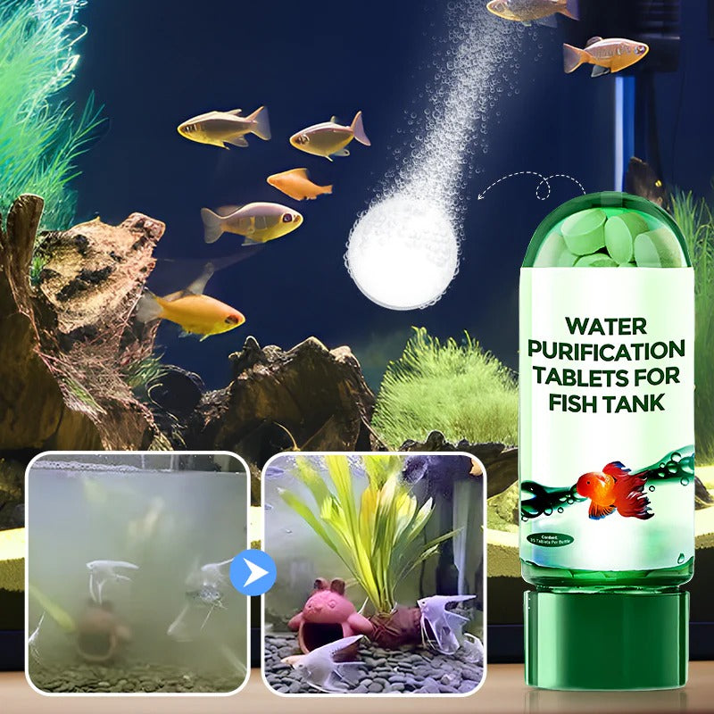 ♻️💧Powerful water purification tablet for aquariums