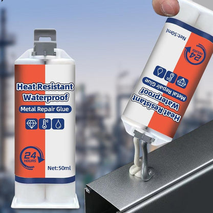 ⏰Heat Resistant Waterproof Metal Repair Glue