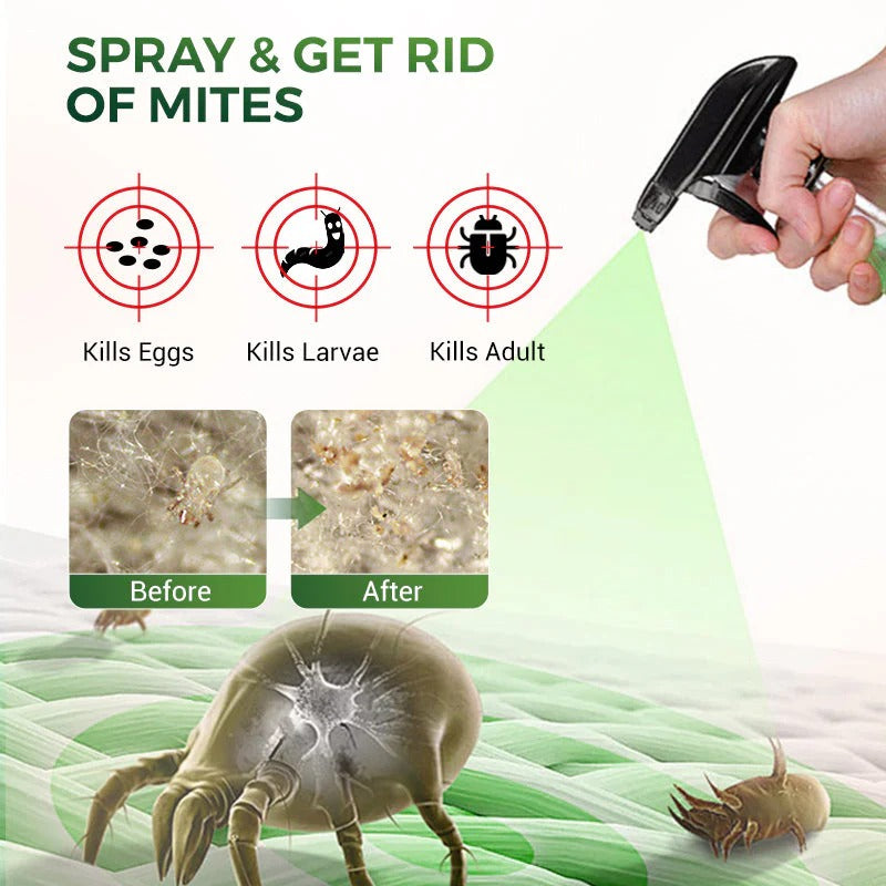 🔥Powerful Mite Remover Spray | 🔥Buy 1 Get 1 Free🔥