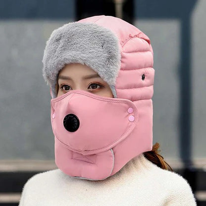 💖Thermal Hat with Detachable Breathing-Valve Mask