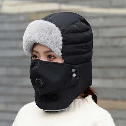 💖Thermal Hat with Detachable Breathing-Valve Mask