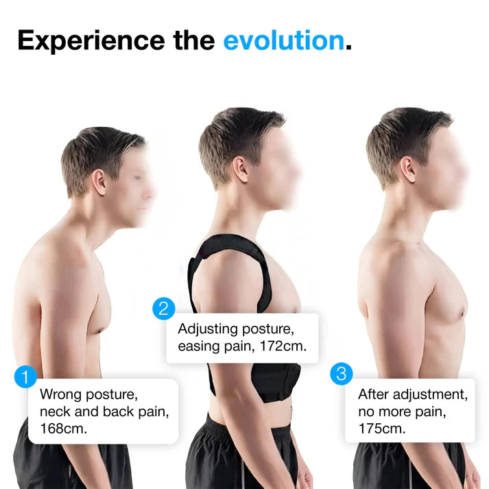 Adjustable Back Posture Corrector Belt for Men and Women