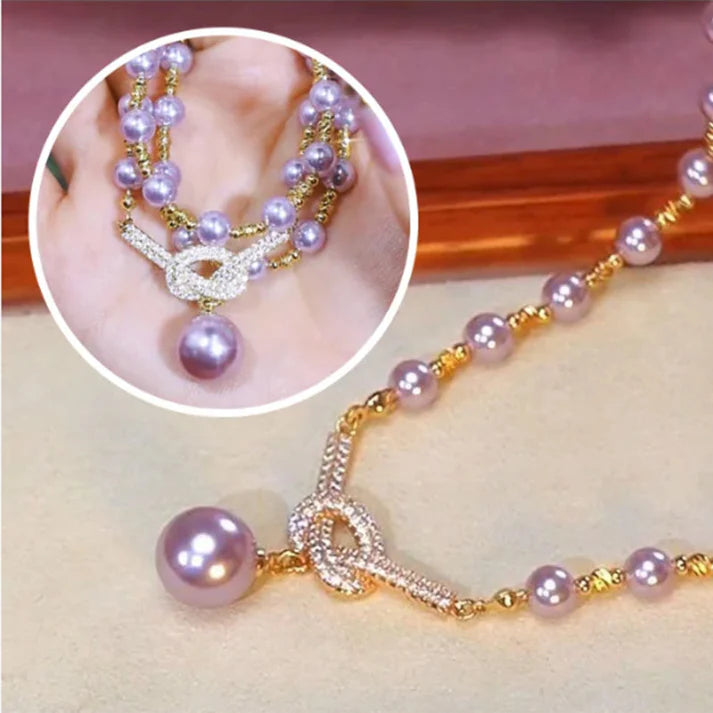 Women's Elegant Simulated Pearl Necklace