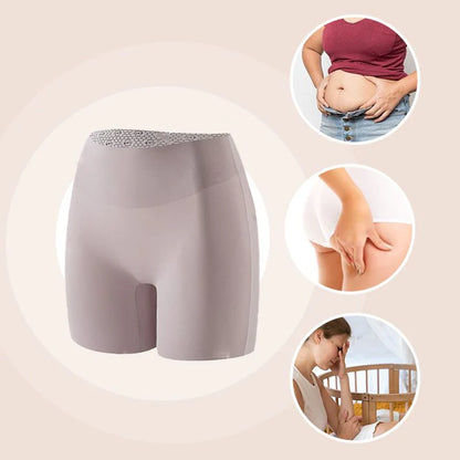 🏆 High-waisted women's silk satin underwear with tummy control and hip-lifting effect 👑🌿  ( BUY 1 GET 1 FREE)