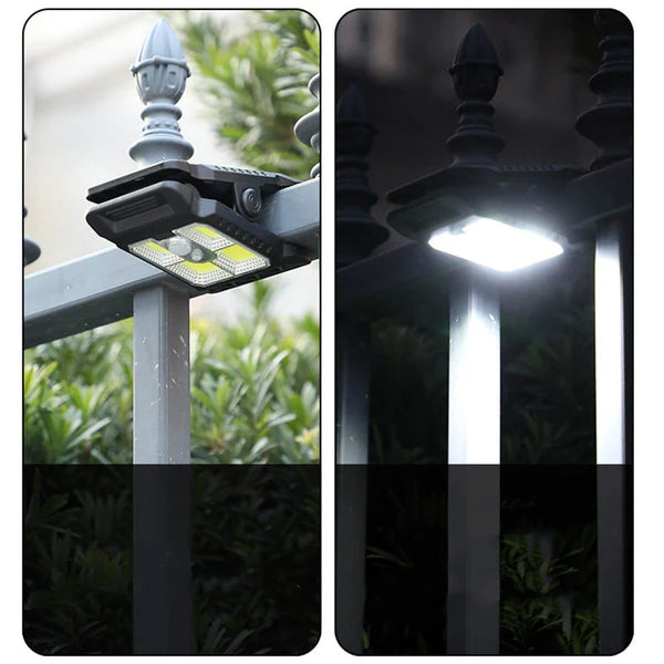 💡 Outdoor solar lamp with clip and motion sensor 🔥