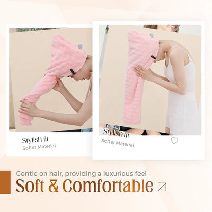 🛁Large Hair Towel with Secure Strap for Women | 🔥Buy 1 Get 1 Free🔥