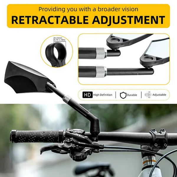 360 degree adjustable handlebar bike mirror (Buy 1 Get 1 Free)