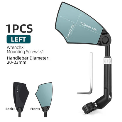 360 degree adjustable handlebar bike mirror (Buy 1 Get 1 Free)