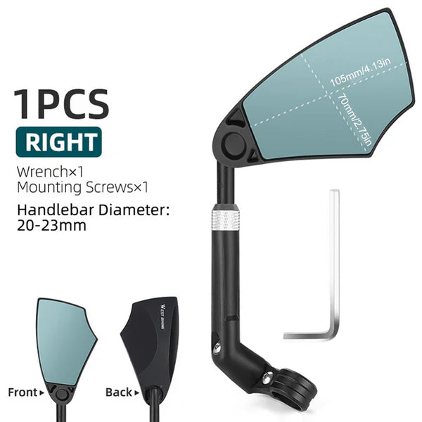 360 degree adjustable handlebar bike mirror (Buy 1 Get 1 Free)