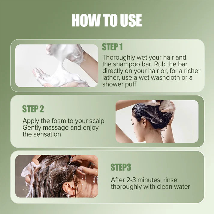 🧼 Strengthening Solid Shampoo – Botanical Formula for Balanced Scalp, Volume & Less Breakage | 🔥Buy 1 Get 1 Free 🔥
