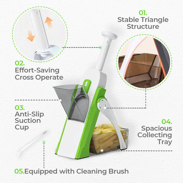 Adjustable Multifunctional Food Slicer