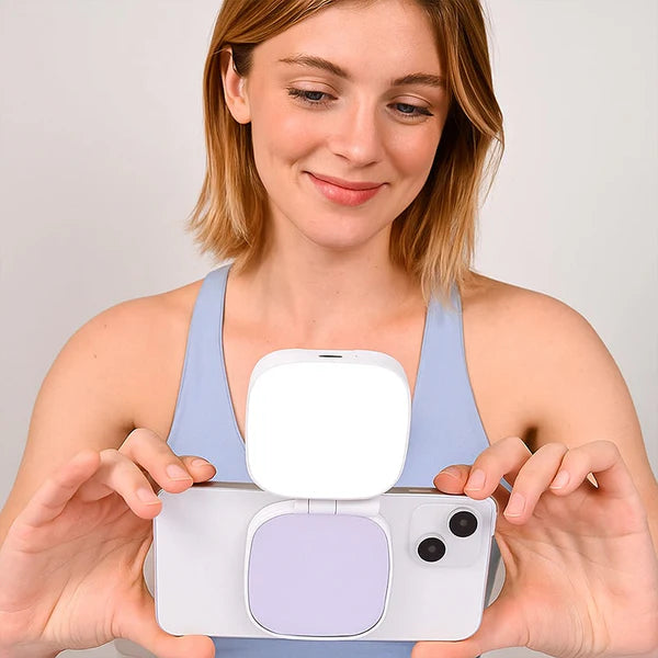 3-in-1 Portable Magnetic Selfie Light for Smartphones