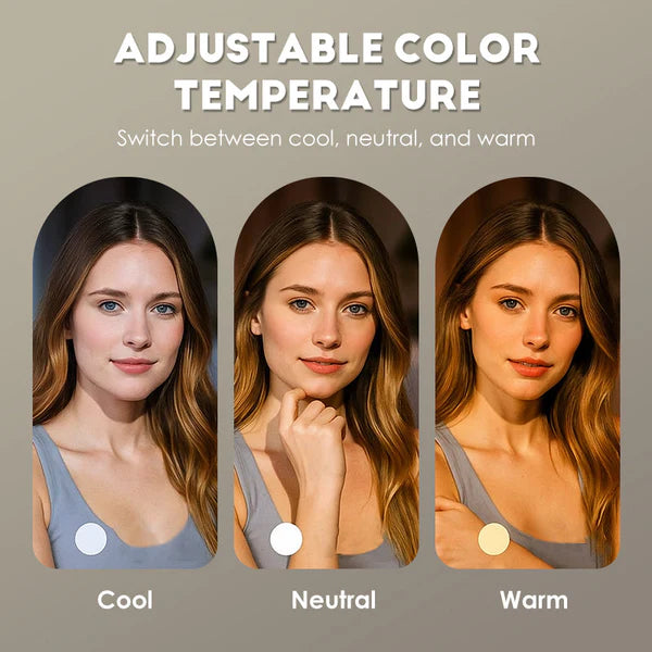 3-in-1 Portable Magnetic Selfie Light for Smartphones