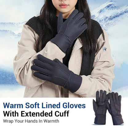 🎉50% OFF🎉Warm, soft and lined gloves with extended cuff