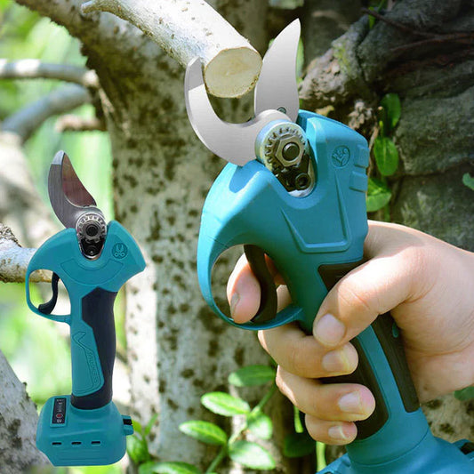 🔥 60% OFF! ✨ ELECTRIC GARDEN SHEARS - Battery Powered & 10mm Cutting Capacity, 2h Fast Charge, Ergonomic Design for Garden and Orchard 🌿🔋