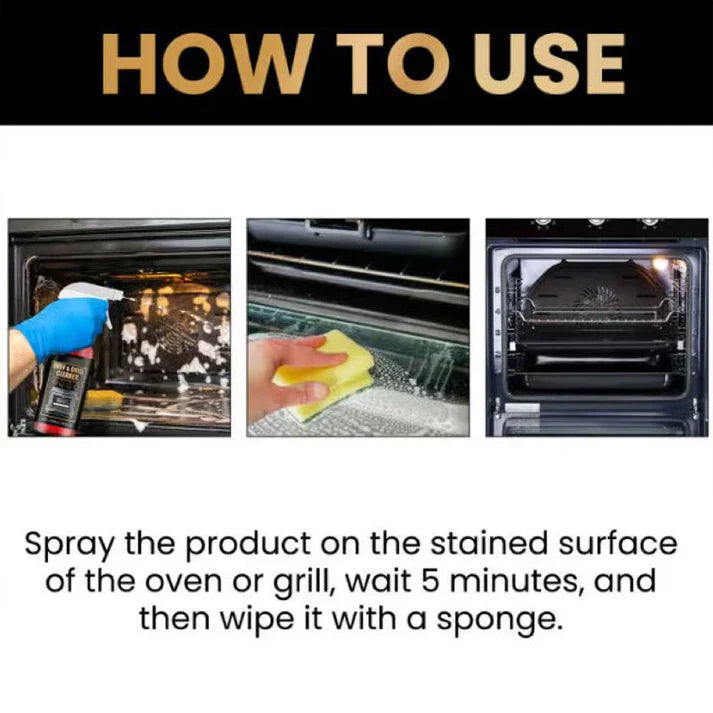 ⚡Oven & Grill Cleaner Spray✨ | 🔥Buy 1 Get 1 Free🔥